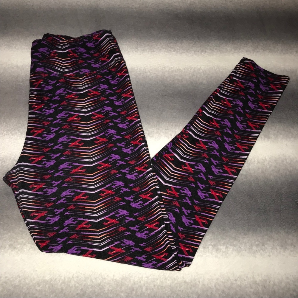 LuLaRoe TC Airplane Leggings